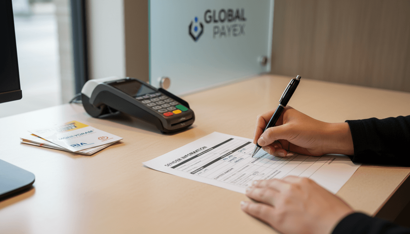 Geldtransfer Formular und Zahlungsabwicklung bei Mobile World